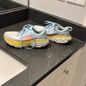Hoka Women's Bondi 8 Athletic Running Shoes-size 7